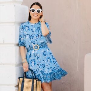 Sail to Sable Belted Shirtdress